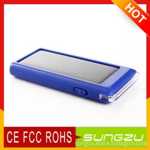 Solar Flashlight Keychain Charger With Hanging Hook